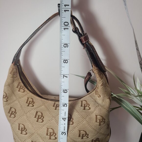 Dooney & Bourke Small Logo Purse w/ Leather Trim - Picture 16 of 16